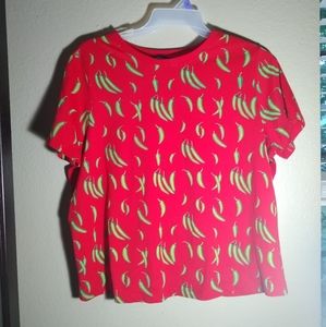 Chili Pepper Crop Top